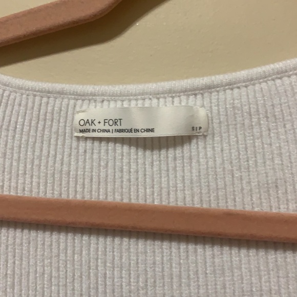 Oak and Fort White ribbed top - Picture 3 of 3